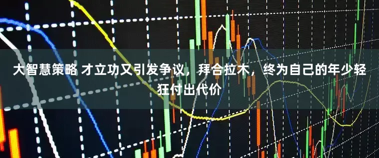 大智慧策略 才立功又引发争议，拜合拉木，终为自己的年少轻狂付出代价